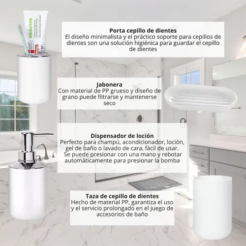 Pure Bath Set : Lujo en su forma más esencial 🪥🧼